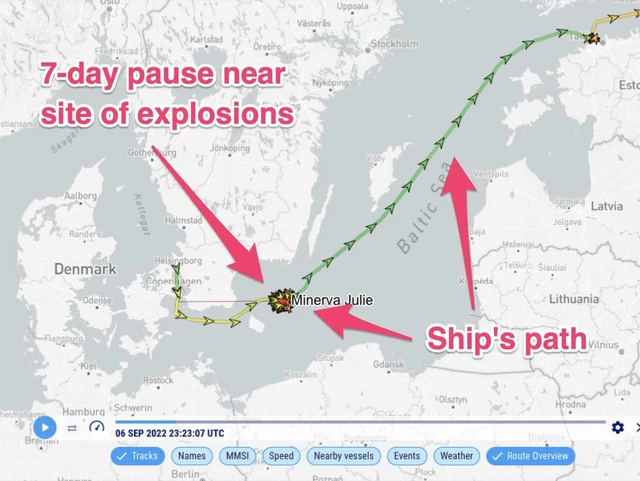 Μυστήριο Nord Stream: Ελληνικό δεξαμενόπλοιο ήταν σταματημένο επτά μέρες κοντά στο σημείο της έκρηξης 