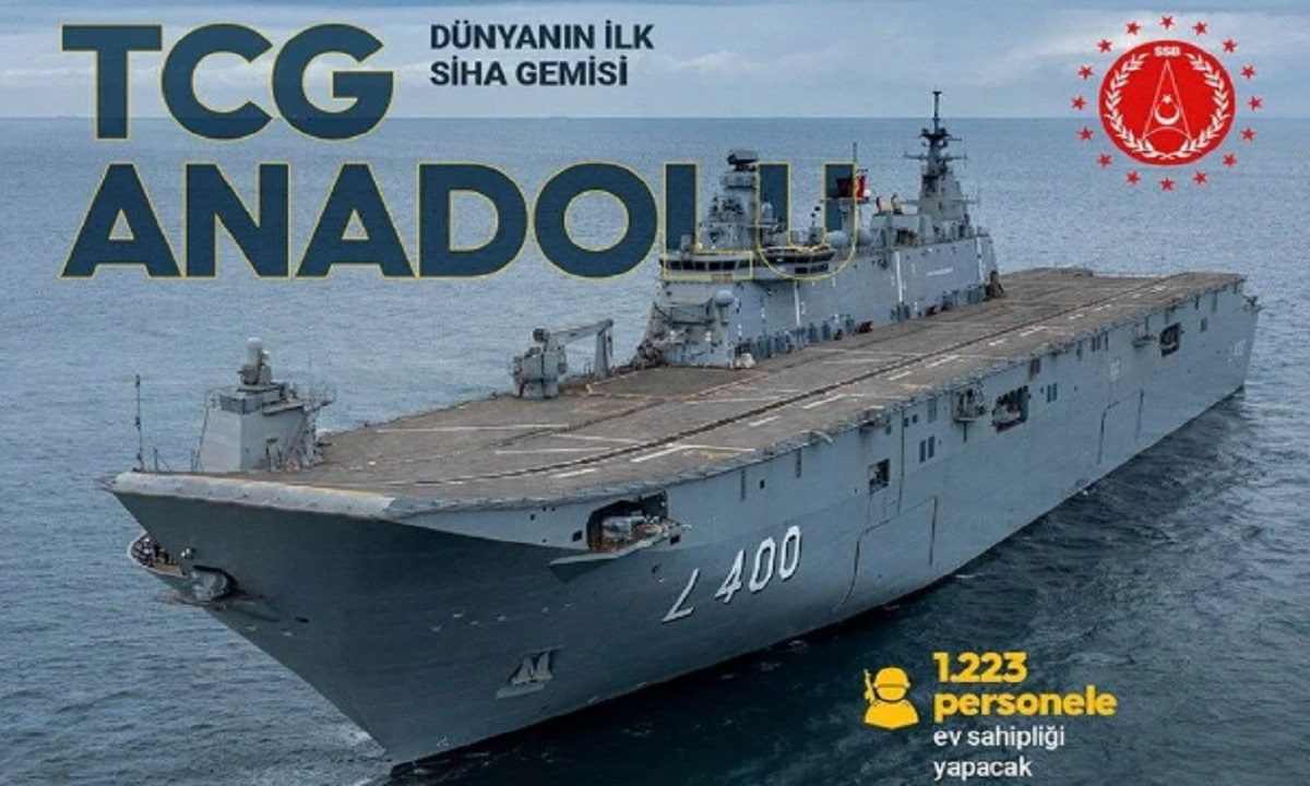 ΤCG Anadolu: Οι Τούρκοι το λένε ξεκάθαρα - Μπορεί να μεταφέρει άμεσα ένα τάγμα στο Αιγαίο