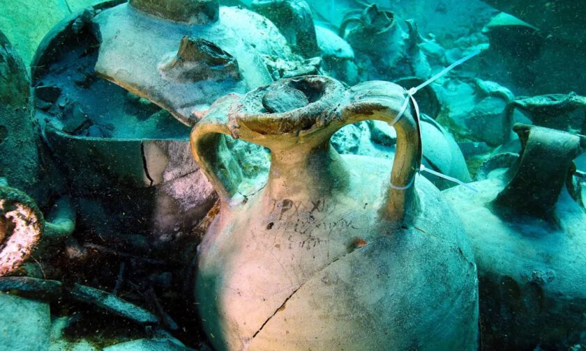 Roman boat that sank in Mediterranean