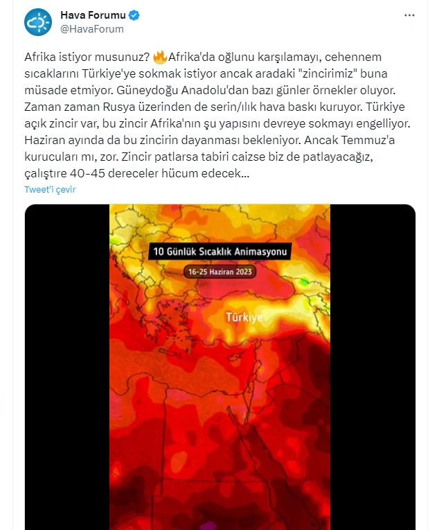 Τούρκοι: Σπάει η αλυσίδα που κρατά τις θερμοκρασίες στην Αφρική 