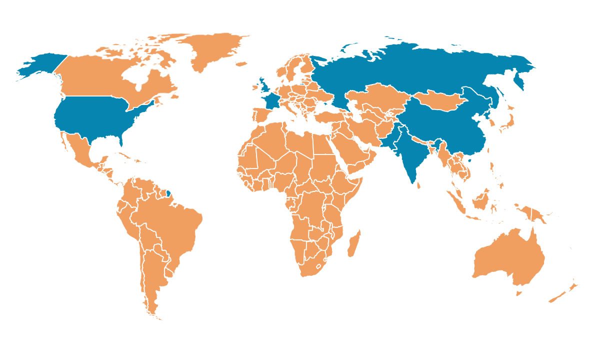 Ποιες χώρες έχουν πυρηνικά όπλα;