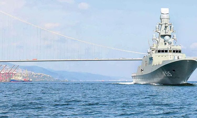 Εμφανίστηκε η νέα τουρκικη φρεγάτα F-515 Istanbul