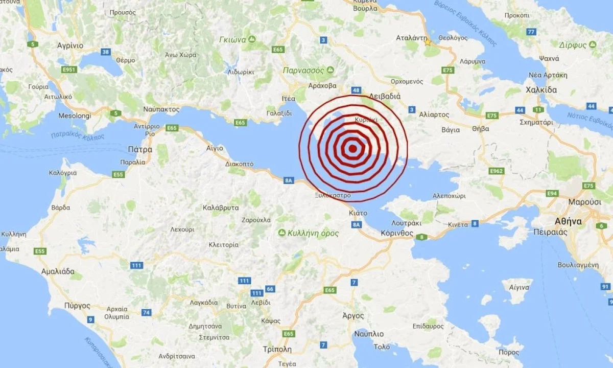 Τι γίνεται με τους σεισμούς της ευρύτερης περιοχής του Κορινθιακού κόλπου