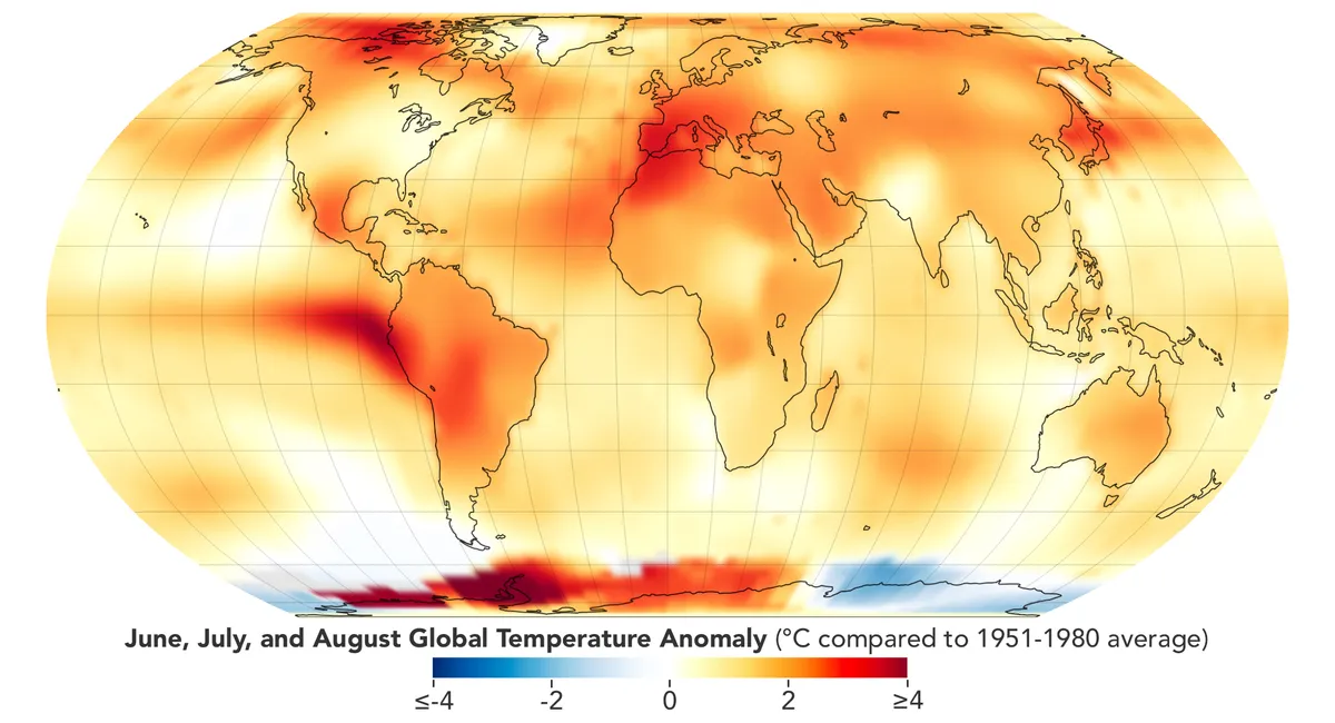 Η NASA επιβεβαιώνει ότι το καλοκαίρι του 2023 ήταν το θερμότερο στη Γη που έχει καταγραφεί