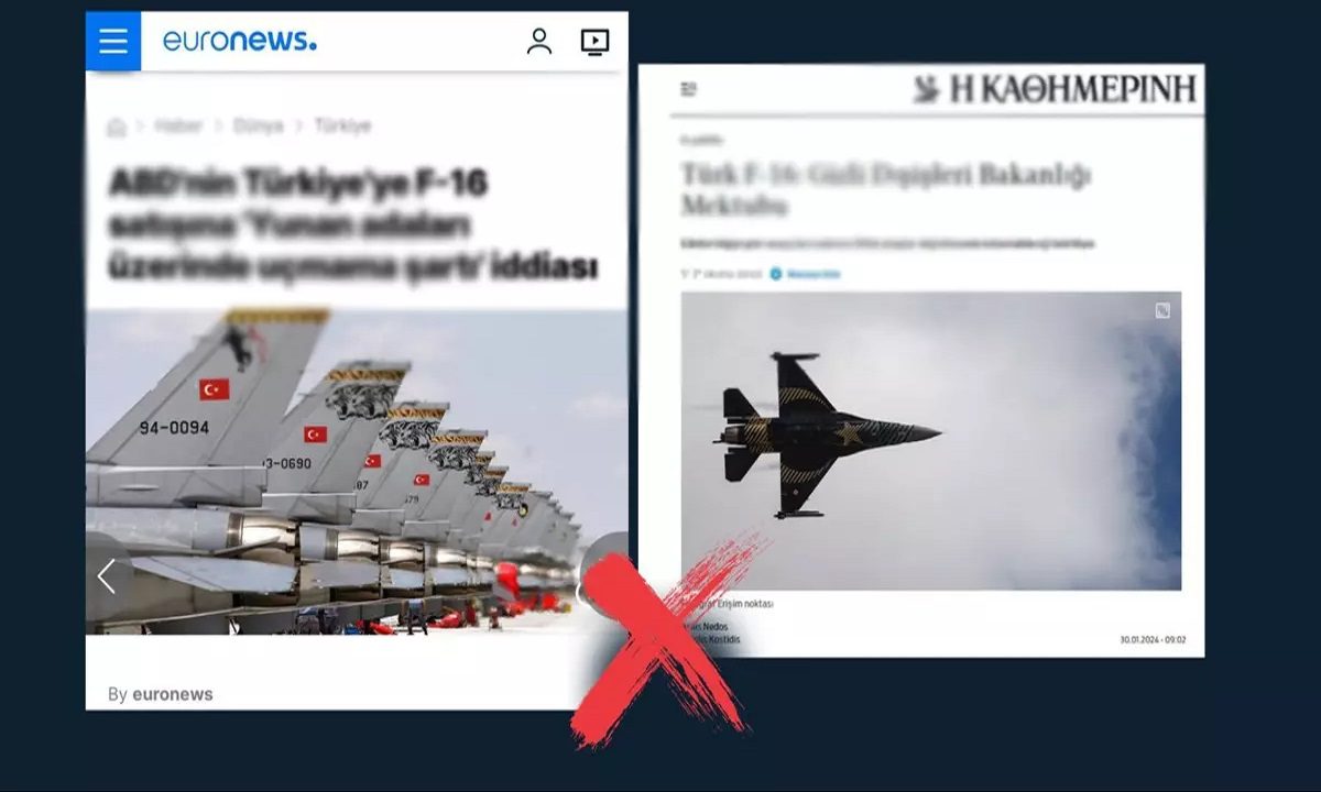Ελληνοτουρκικά: Το τουρκικό Κέντρο Καταπολέμησης Παραπληροφόρησης (DMM) έβγαλε Fake News τα δημοσιεύματα για τα F-16