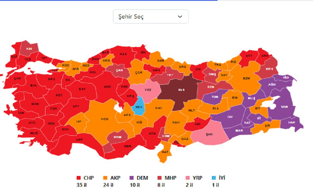Τουρκικές εκλογές: Το Βατερλώ Ερντογάν - Έχασε επαρχία από την αντιπολίτευση μετά από 78 χρόνι