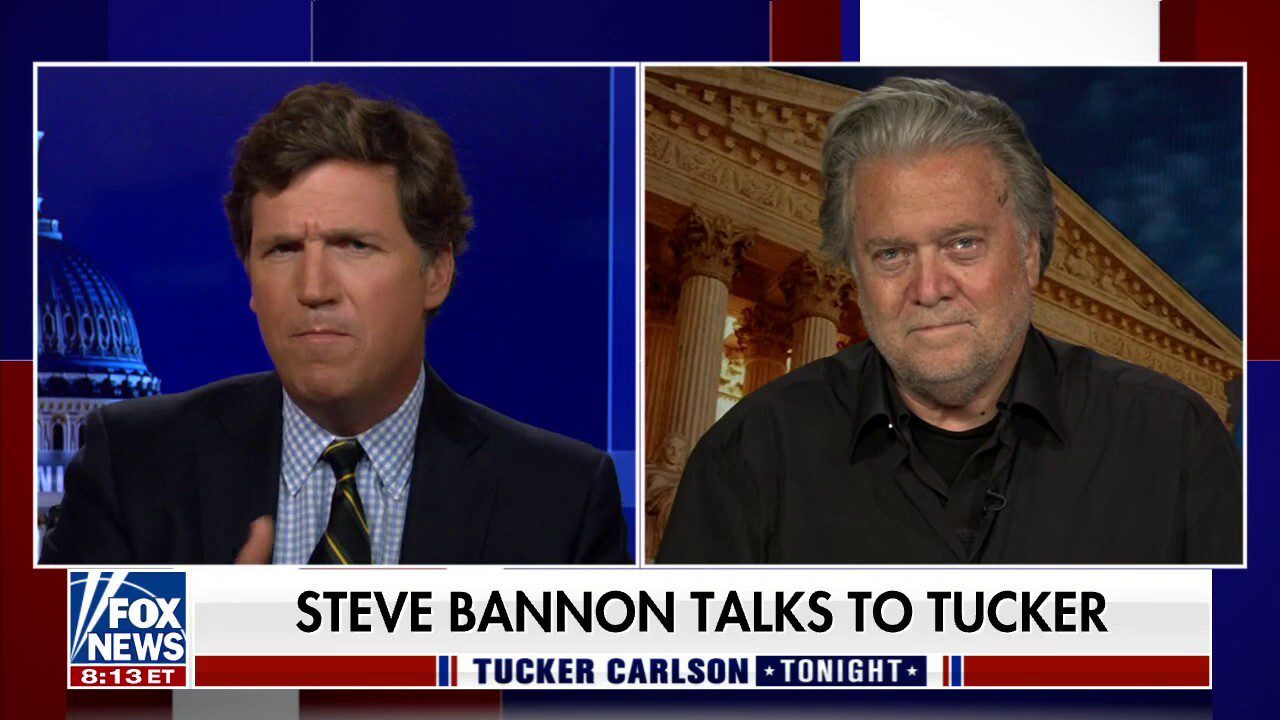 Tucker Carlson και Steve Bannon
