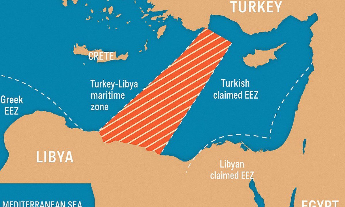 Η Άγκυρα ενισχύει τον άξονα με τη Λιβύη και ενεργοποιεί εκ νέου το τουρκολιβυκό μνημόνιο, με χάρτες που παραβιάζουν το Δίκαιο της Θάλασσας
