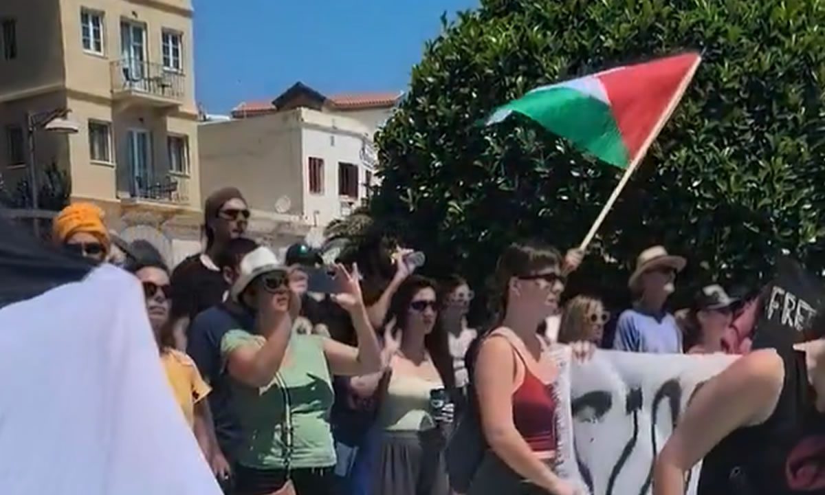 Φιλοπαλαιστίνιοι διαδηλωτές
