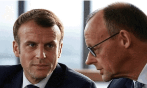 Εμανουέλ Μακρόν και Φρίντριχ Μερτς