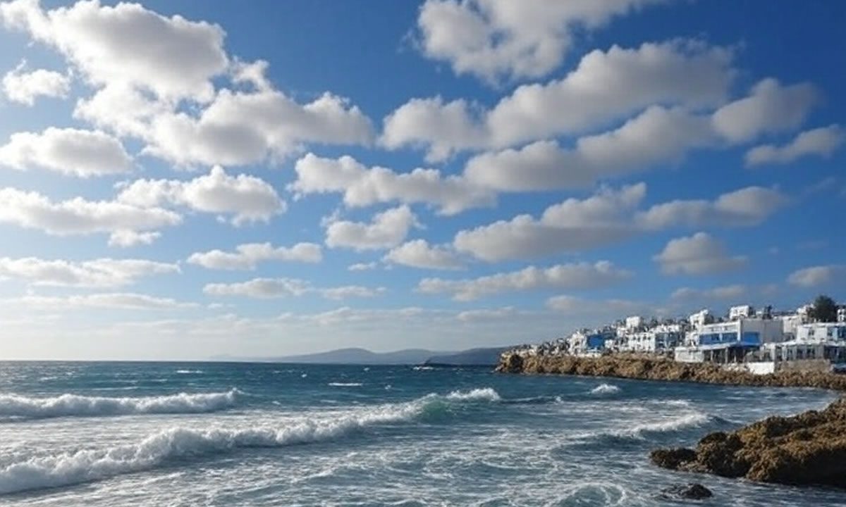 16 Αυγούστου 2025 – Νεφώσεις, ζέστη και άνεμοι έως 6 Μποφόρ
