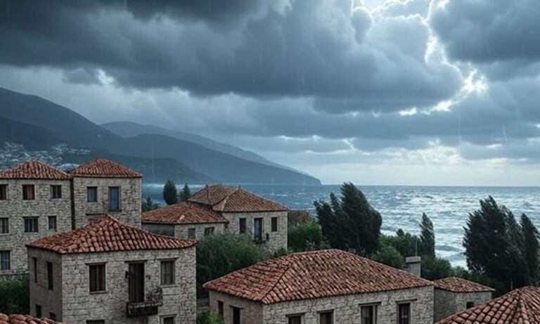 Καιρός Δευτέρα 18 Αυγούστου 2025: Βροχές, καταιγίδες και άνεμοι έως 5 μποφόρ