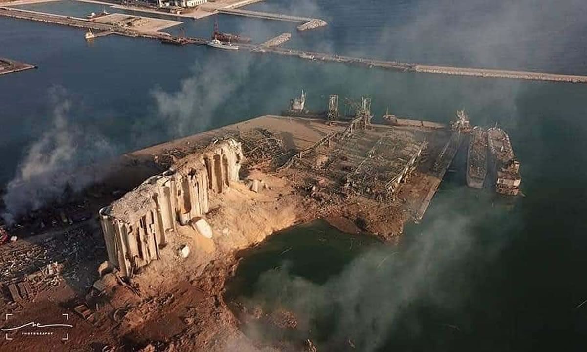 έκρηξη στο λιμάνι της Βηρυτού τον Αύγουστο του 2020