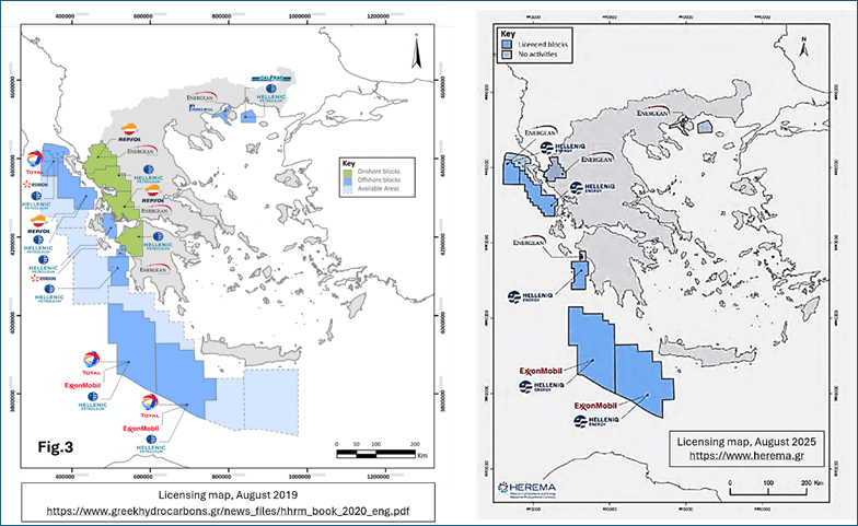 Οι περιοχές νότια της Κρήτης και νοτιοδυτικά της Πελοποννήσου παραμένουν ισχυροί υποψήφιοι για επόμενες φάσεις εξερεύνησης