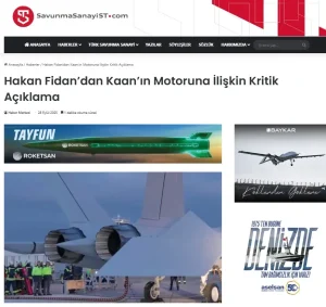 Φιντάν κατά ΗΠΑ για τους κινητήρες του KAAN