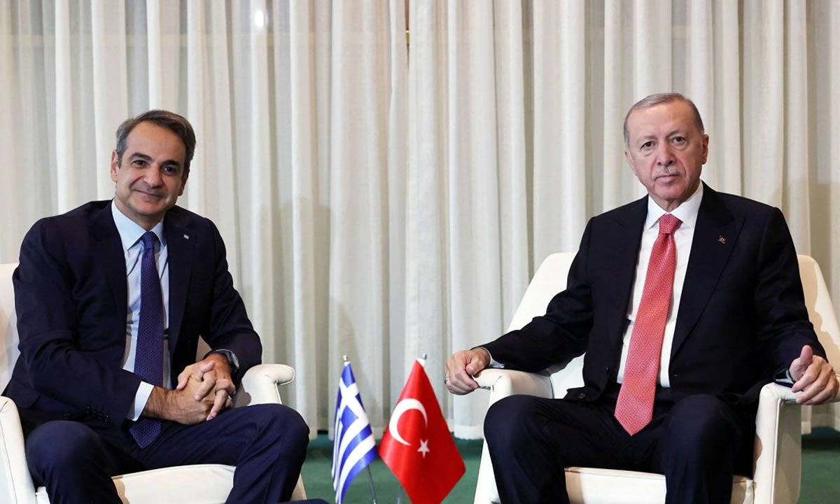 Συνάντηση Μητσοτάκη – Ερντογάν