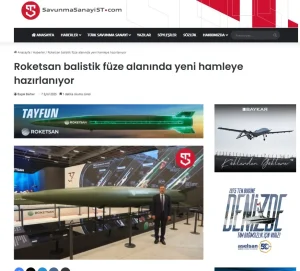 Ο τουρκικός Tayfun Block 4 βάζει στο στόχαστρο την Ελλάδα με εμβέλεια 1.000 χιλιομέτρων