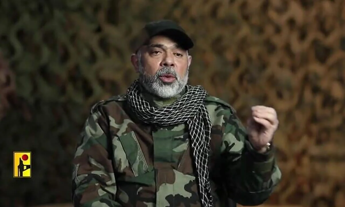 Ο στρατιωτικός αρχηγός της Χεζμπολάχ, Χάιθαμ Αλί Ταμπαταμπάι, σε αχρονολόγητο βίντεο που δημοσίευσε η τρομοκρατική ομάδα μετά τον θάνατό του στις 23 Νοεμβρίου 2025. (Γραφείο Τύπου της Χεζμπολάχ)