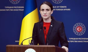 η Υπουργός Εξωτερικών της Ρουμανίας, Οάνα Τόιου (Oana Toiu)