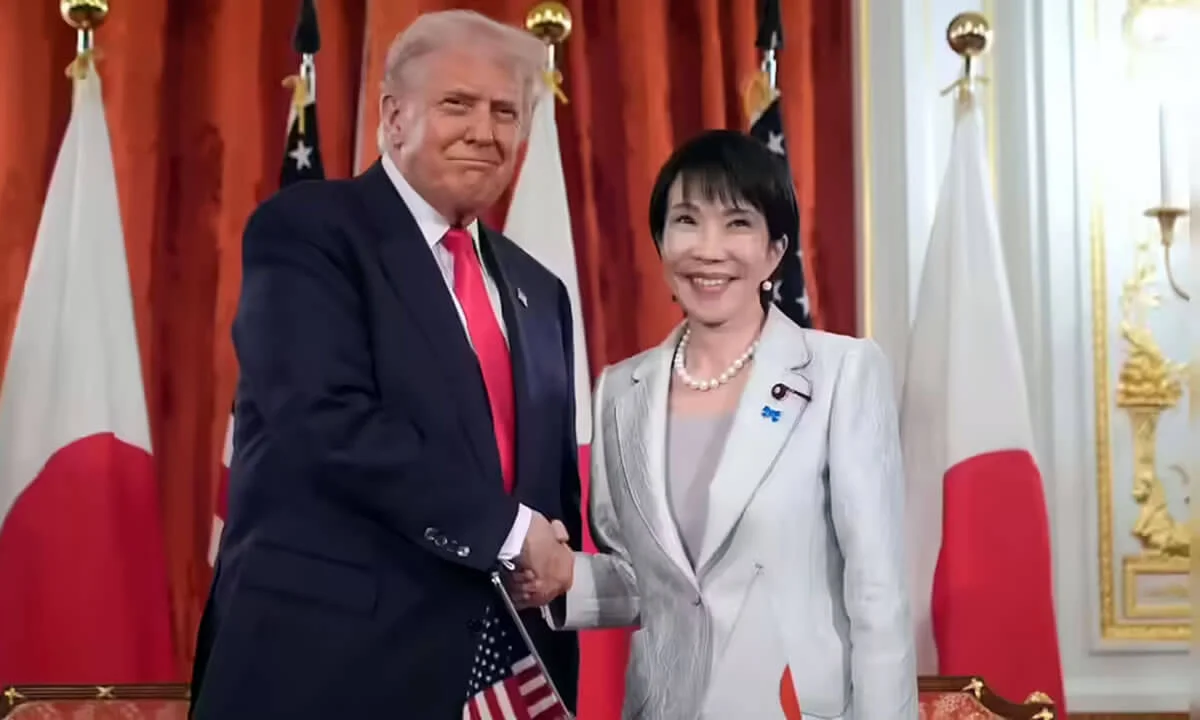 Πρόεδρος των ΗΠΑ Ντόναλντ Τραμπ - Πρωθυπουργός της Ιαπωνίας Σανάε Τακαΐτσι