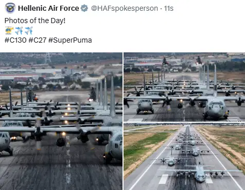 Δημοσίευση Ελληνικής Πολεμικής Αεροπορίας