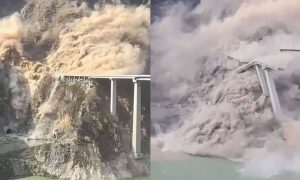 Νέα γέφυρα κατέρρευσε στην Κίνα