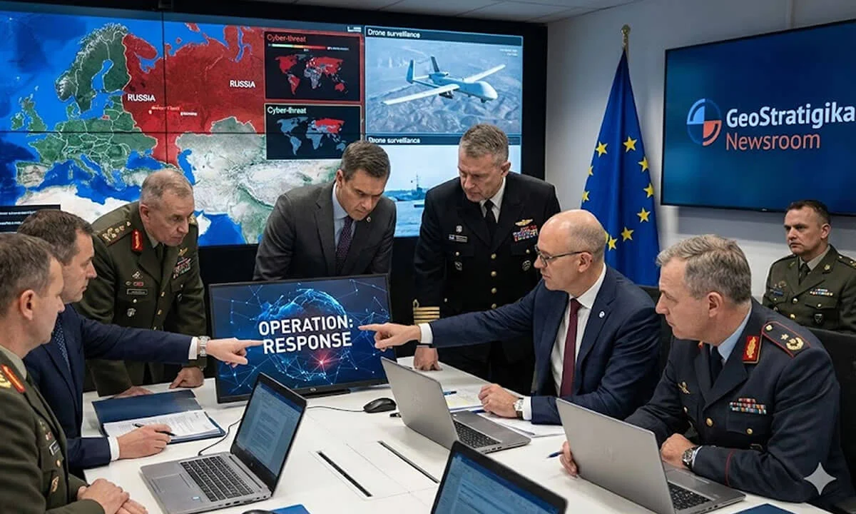 Ρωσικός Υβριδικός Πόλεμος (φωτό: AI)