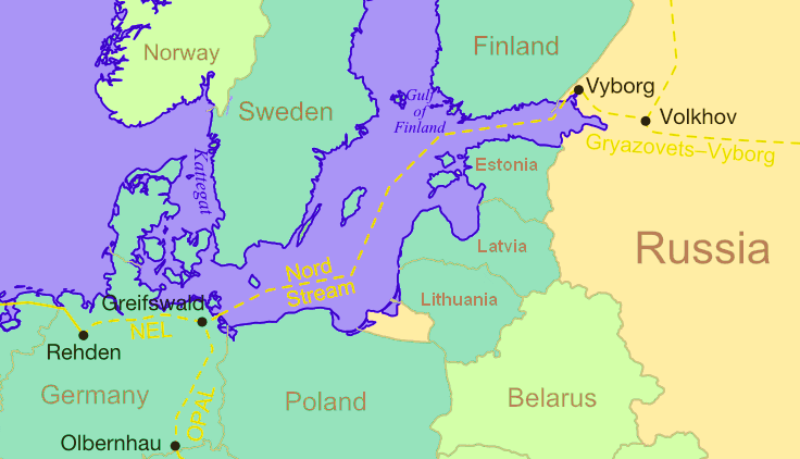 Ο αγωγός Nord Stream στη Βαλτική θάλασσα