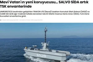 Ο νέος «προστάτης» της Γαλάζιας Πατρίδας - Το SALVO SİDA εντάχθηκε στο Τουρκικό Ναυτικό και αλλάζει τις ισορροπίες
