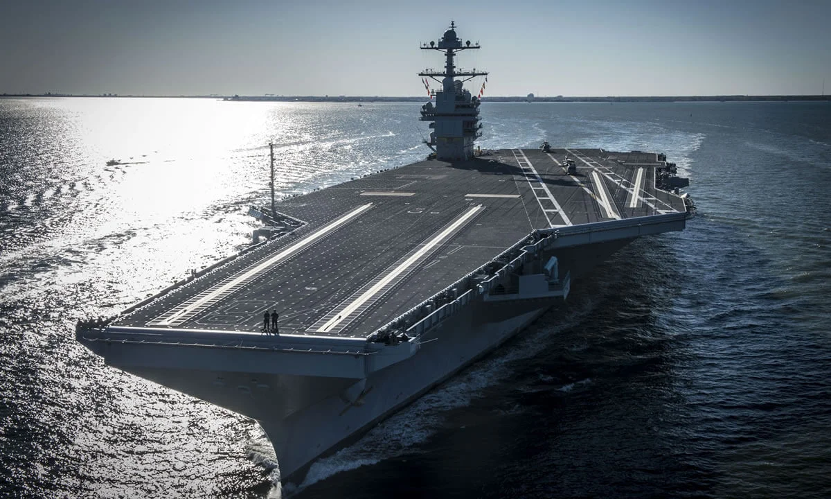 Το αεροπλανοφόρο του Πολεμικού Ναυτικού των ΗΠΑ USS Gerald R. Ford (CVN-78)