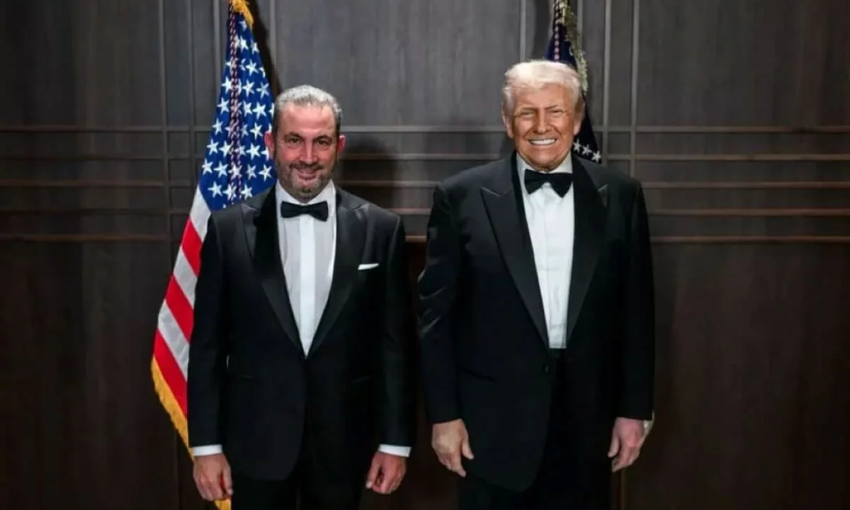 Ο κ. Εξάρχου της Aktor με τον πρόεδρο Τραμπ