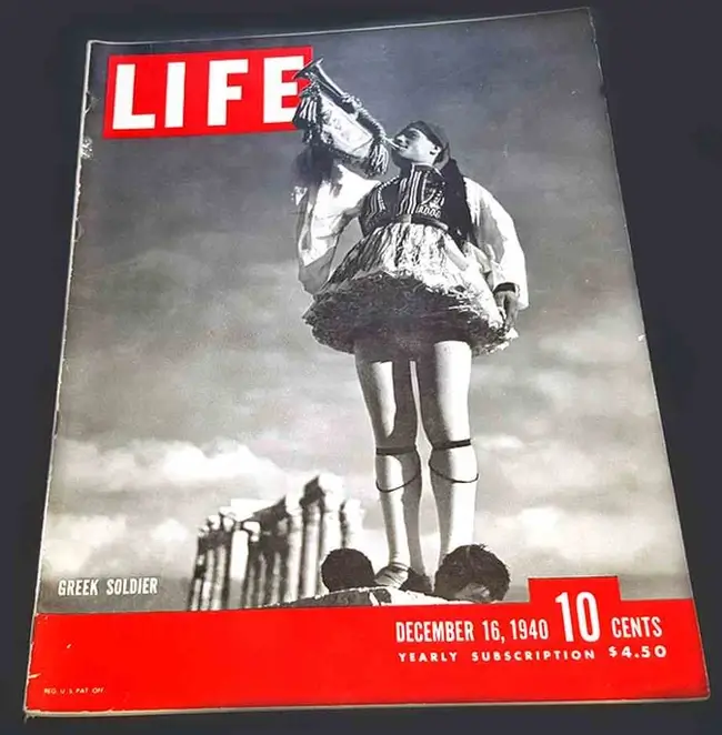 Life Magazine 1940: Ο Εύζωνας που έκανε τις ΗΠΑ να υποκλιθούν στο Έπος