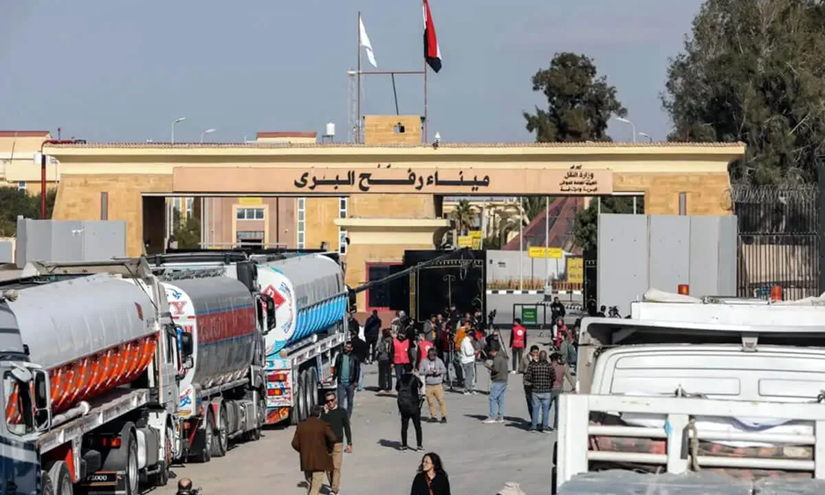 Φωτογραφία του περάσματος της Ράφα