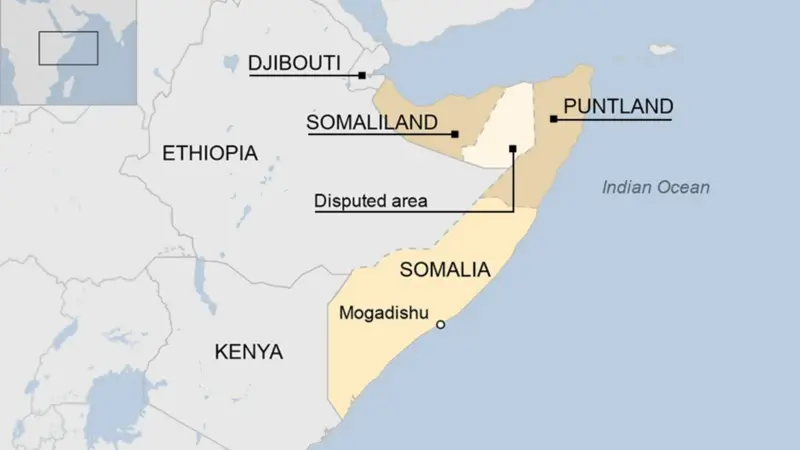 Somaliland (ελληνιστί Σομαλιλάνδη) και το Κέρας της Αφρικής