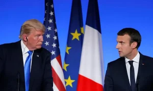 η τηλεφωνική επικοινωνία μεταξύ του Γάλλου Προέδρου, Εμανουέλ Μακρόν, και του εκλεγμένου Προέδρου των ΗΠΑ, Ντόναλντ Τραμπ