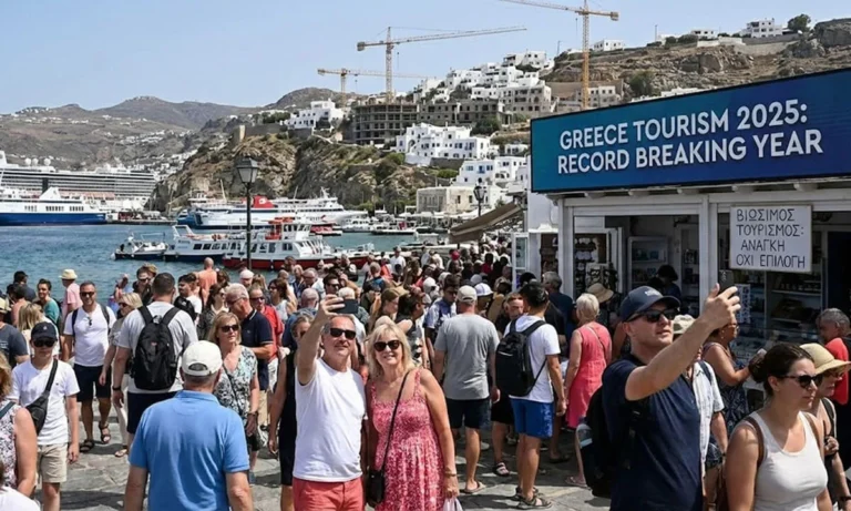 Τουρισμός 2025: Το νέο ρεκόρ που αλλάζει την Ελλάδα και ο κίνδυνος που παραμονεύει