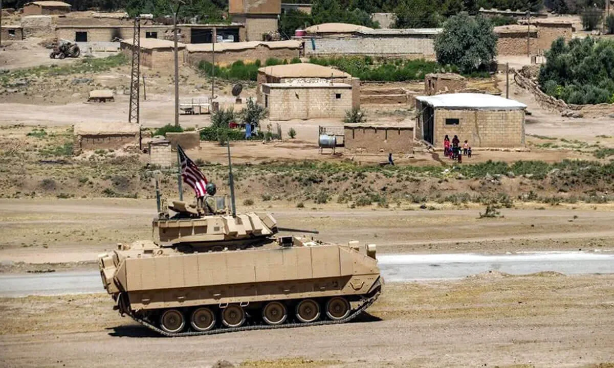 Αμερικανικά στρατεύματα διατηρούν παρουσία στη Συρία από το 2015 για να βοηθήσουν στην εκπαίδευση άλλων δυνάμεων στο πλαίσιο μιας εκστρατείας κατά του ISIS (AFP μέσω Getty Images)